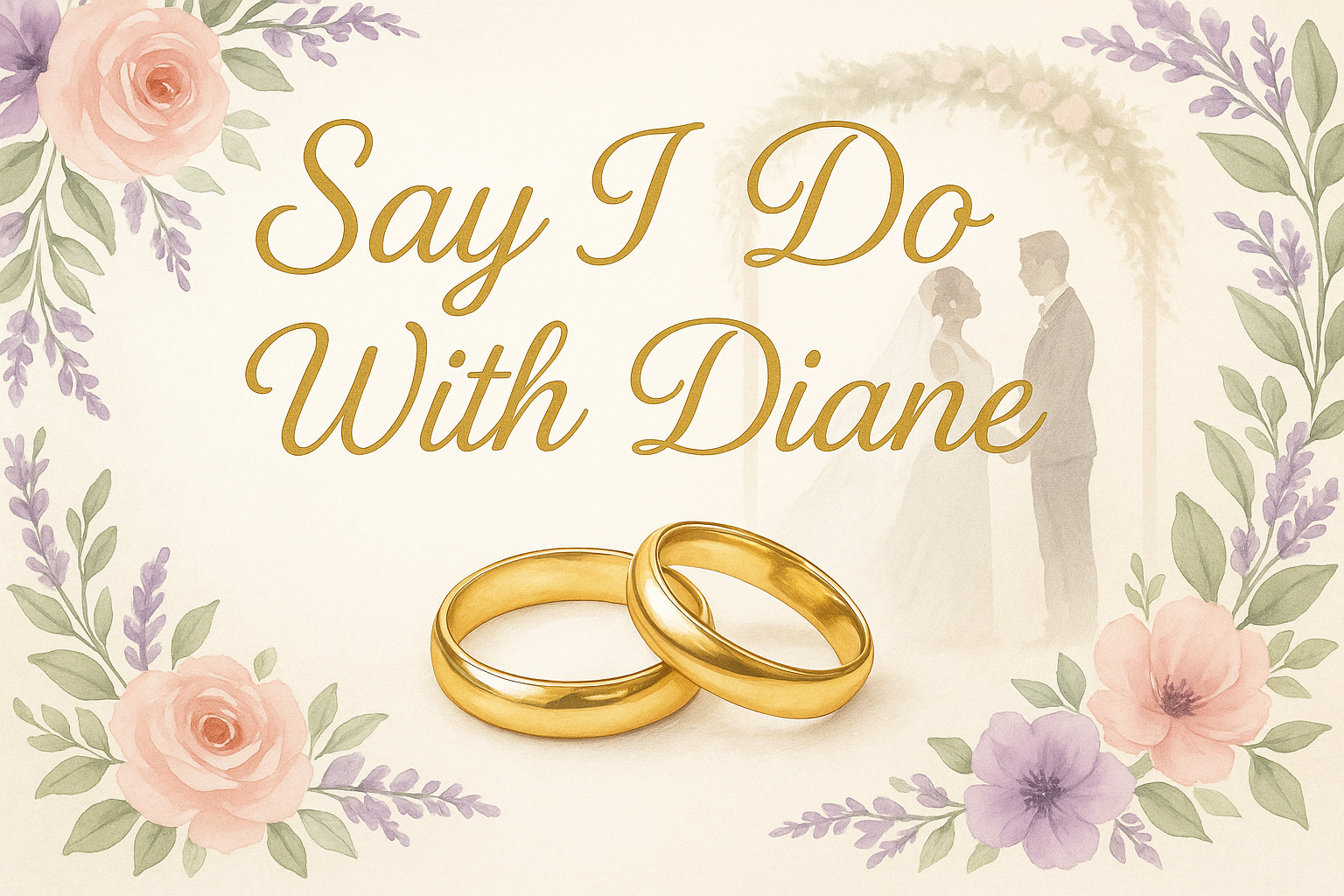 Say I Do With Diane - Wedding Image